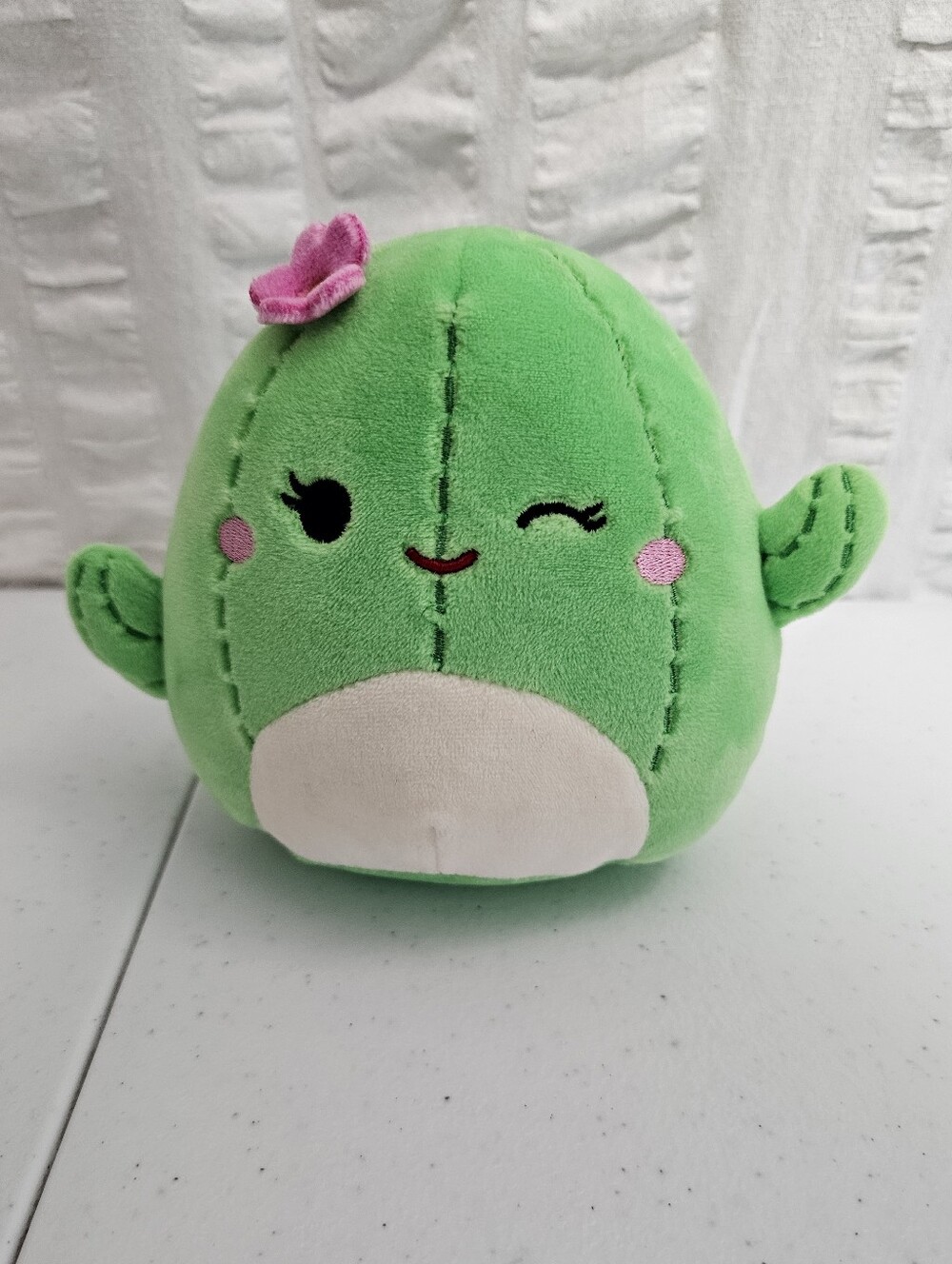 Squishmallow KellyToy MARITZA Cactus 5" Plush Plant Squad Toy Pink Flower 2022